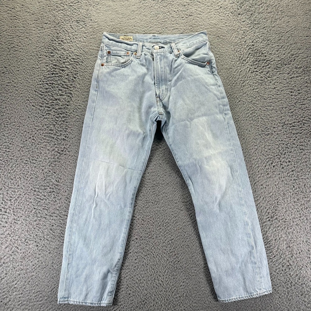 Levi's 551 Jeans Womens 29x26 Blue Cotton Denim Straight Faded Workwear Travel